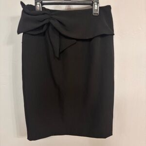 NWT Posh Couture Black Pencil Skirt Sz S